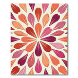 Radiant Petal Burst Area Rug