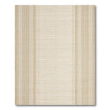 Beige and Neutral Beige Tonal Stripe Woven Area Rug