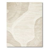 Modern Abstract Beige Geometric Area Rug