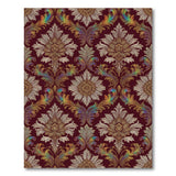 Red Floral Vintage Red Floral Vintage Area Rug
