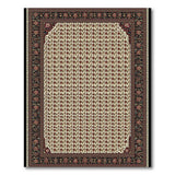 Traditional Persian Cream Red Floral Area Rug