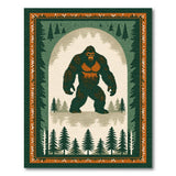 Sasquatch Forest Green Area Rug