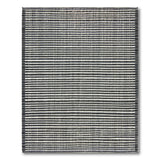 Black and White Black White Striped Distressed Area Rug