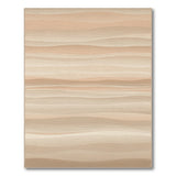 Beige Wavy Abstract No. 6 Area Rug