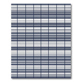 Geometric Modern Navy Grid Geometric Area Rug