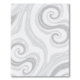 Abstract Area Swirling Grey Abstract Area Rug