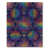 Vibrant Rainbow Mandala Area Rug