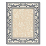 Ornate Beige Leaf Floral Vintage Area Rug