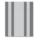 Black White Geometric Grid No. 5 Area Rug