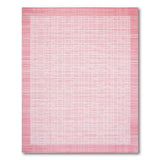 Pink Grid Geometric Modern Area Rug