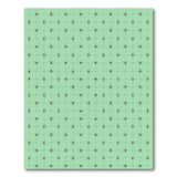Mint Green Black Star Geometric Area Rug