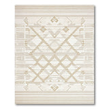 Beige Geometric Southwestern Area Rug