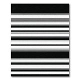 Bold Geometric Modern Bold Zebra Stripe Black White Area Rug