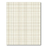 Beige Neutral Checkered Plaid Area Rug