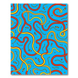Vibrant Racetrack Adventure Kids Rug
