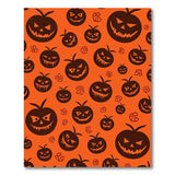 Spooky Jack-o'-Lantern Pumpkin Orange Area Rug