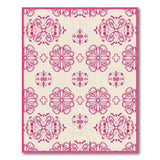 Floral Vintage Vintage Pink Floral Motif Area Rug