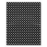Geometric Modern Black White Polka Dot Geometric Area Rug
