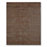 Handwoven Geometric Brown Tan Area Rug