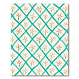 Blush Pink Floral Trellis Area Rug