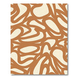 ODIKA Modern Abstract Wavy Washable Area Rug, Low Pile Non-Slip Floor Carpet
