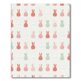 Pastel Bunny Cartoon Kids Area Rug