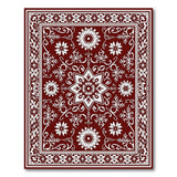 Traditional Persian Elegant Red Persian Floral Area Rug