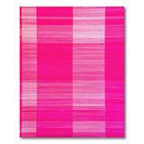 Vibrant Pink Striped Area Rug