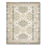 Grey Teal Southwestern Area Rug