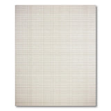 Beige and Neutral Neutral Beige Plaid Woven Area Rug