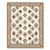 Traditional Persian Beige Traditional Persian Motif Area Rug