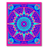 Multi-color and Patterns Vibrant Mandala Multi-Color Geometric Area Rug