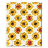 Yellow Vibrant Sunflower Bloom Area Rug