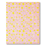 Pink Yellow Daisy Floral Vintage Area Rug