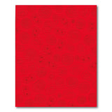 Vibrant Red Abstract Contour Area Rug