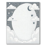 Dreamy Night Sky Moon Stars Kids Rug