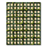 Green Trellis Vine Lattice Area Rug