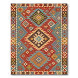 Vibrant Heritage Tribal Area Rug