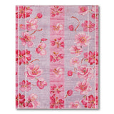 Pink Cherry Blossom Striped Area Rug