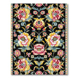 Multi-color and Patterns Vibrant Multi-Color Floral Persian Area Rug