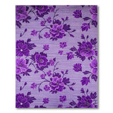 Purple Purple Floral Vintage Area Rug