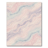 Multi-color and Patterns Pastel Marble Swirl Area Rug