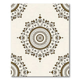 Cream Mandala Boho Area Rug
