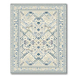 Blue and Teal Heritage Tribal Blue Teal Heritage Tribal Area Rug