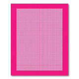 Pink Vibrant Pink Gingham Checkered Area Rug