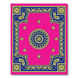 Multi-color and Patterns Pink Mandala Traditional Persian Area Rug