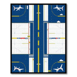 Airport Runway Play Rug