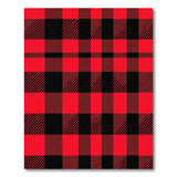 Bold Red Black Buffalo Plaid No. 6 Area Rug