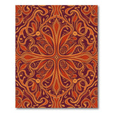 Intricate Red Persian Medallion Rug