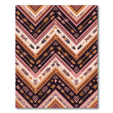 Southwestern Arrow Chevron Multi-Color Area Rug